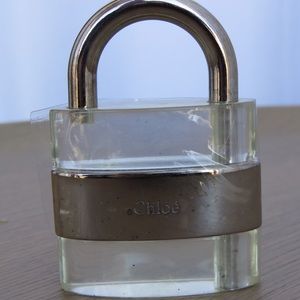 Clear Chloe Padlock Accessory