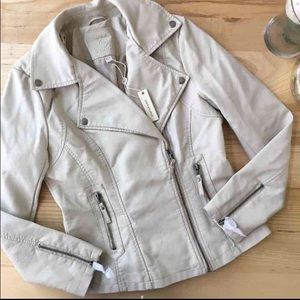 NWT faux leather jacket