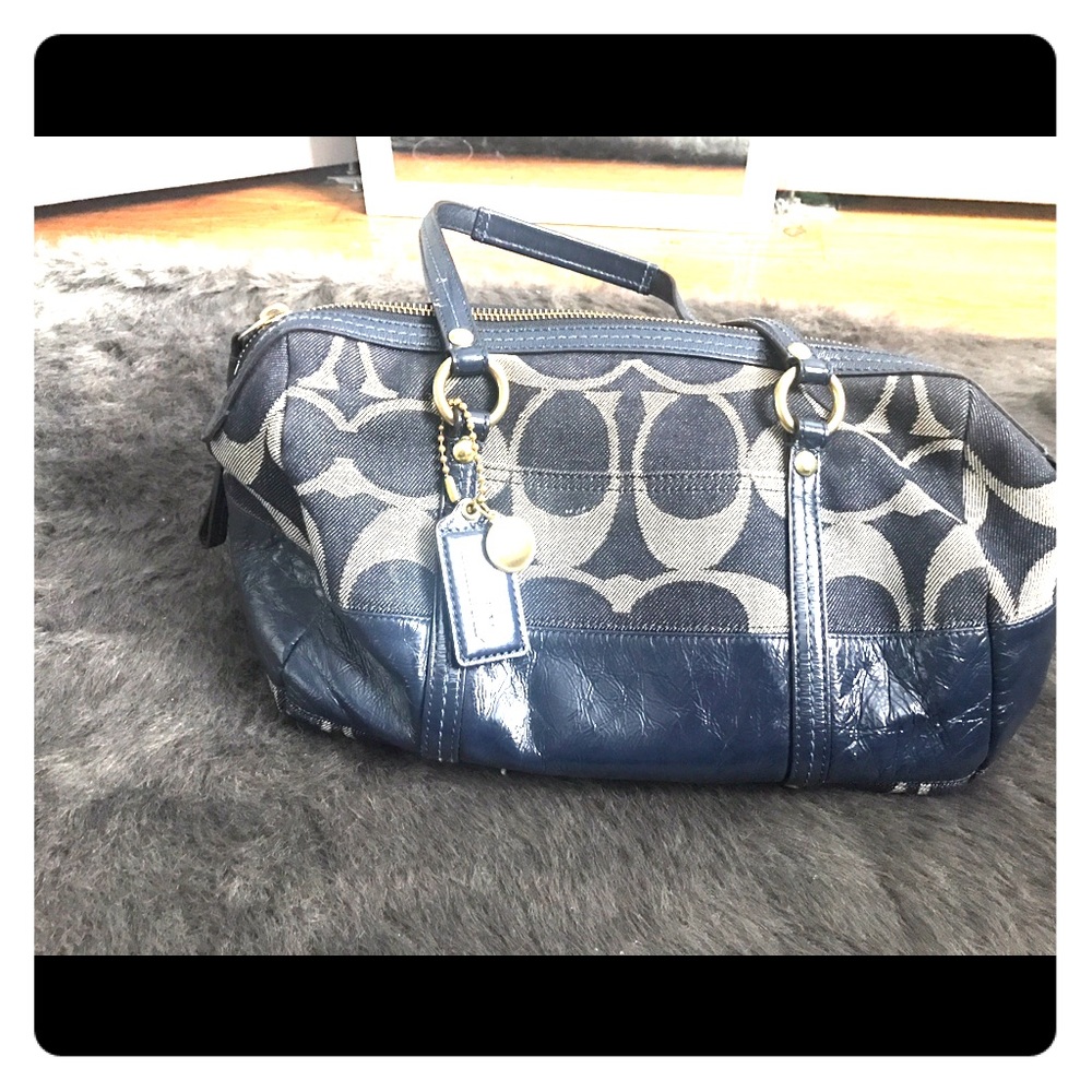 Blue Jean Coach Purse