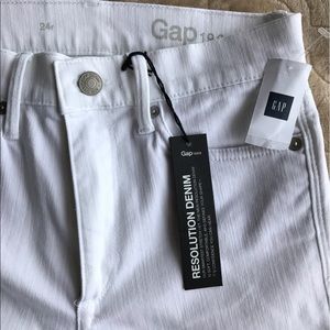 Gap White skinny jeans, size 24