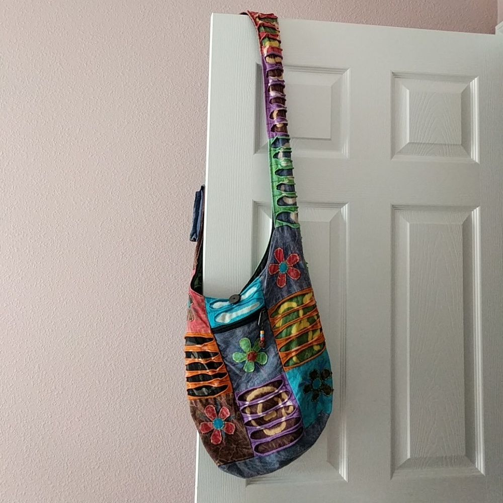 Adorable boho crossbody bag