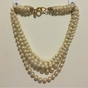 J Crew 5 strand pearl necklace