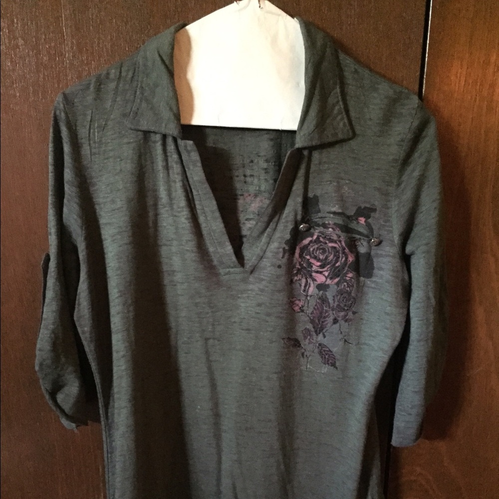 Crash and burn blouse