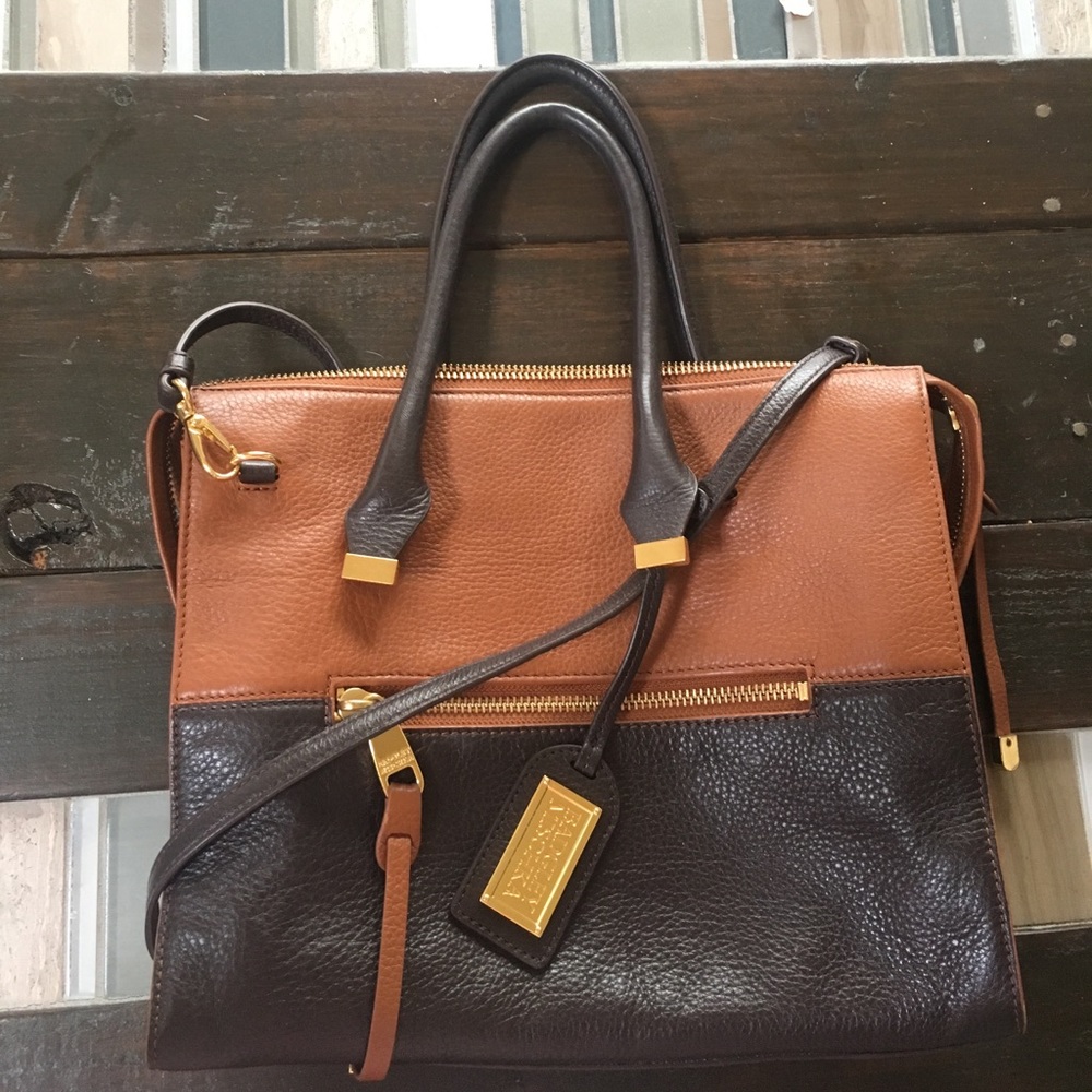 Badgley Mischka satchel. NEW! Used once!