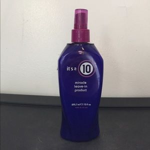 It's a 10 miracle leave in product