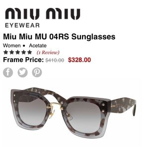 Miu miu sunglasses brand new !