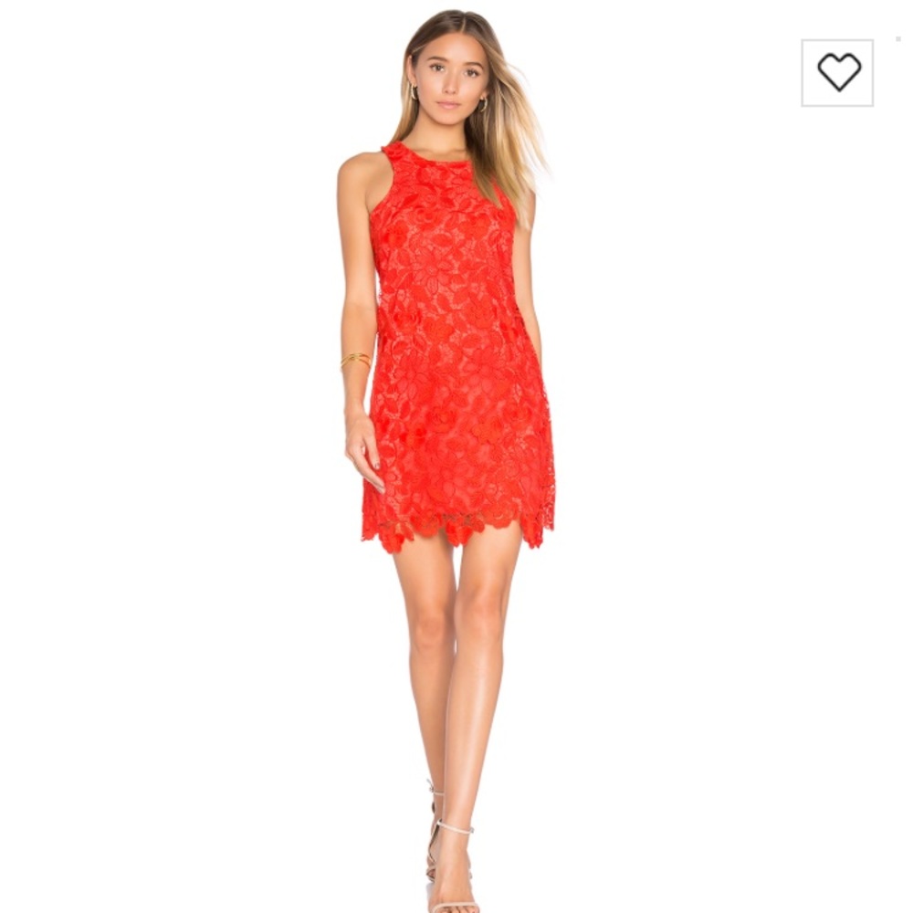 Lovers & Friends Caspian shift dress in coral