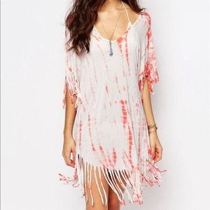 Asos Surf Gypsy fringe beach cover up