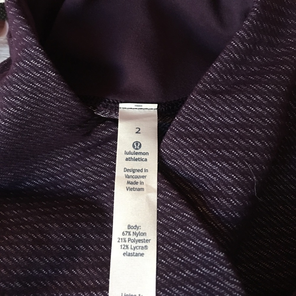 Lululemon Precision Jacket Plum - Picture 4 of 5