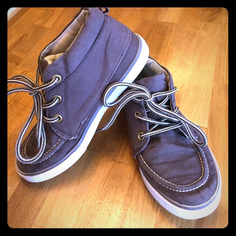 Gymboree size 13 boys' high tops