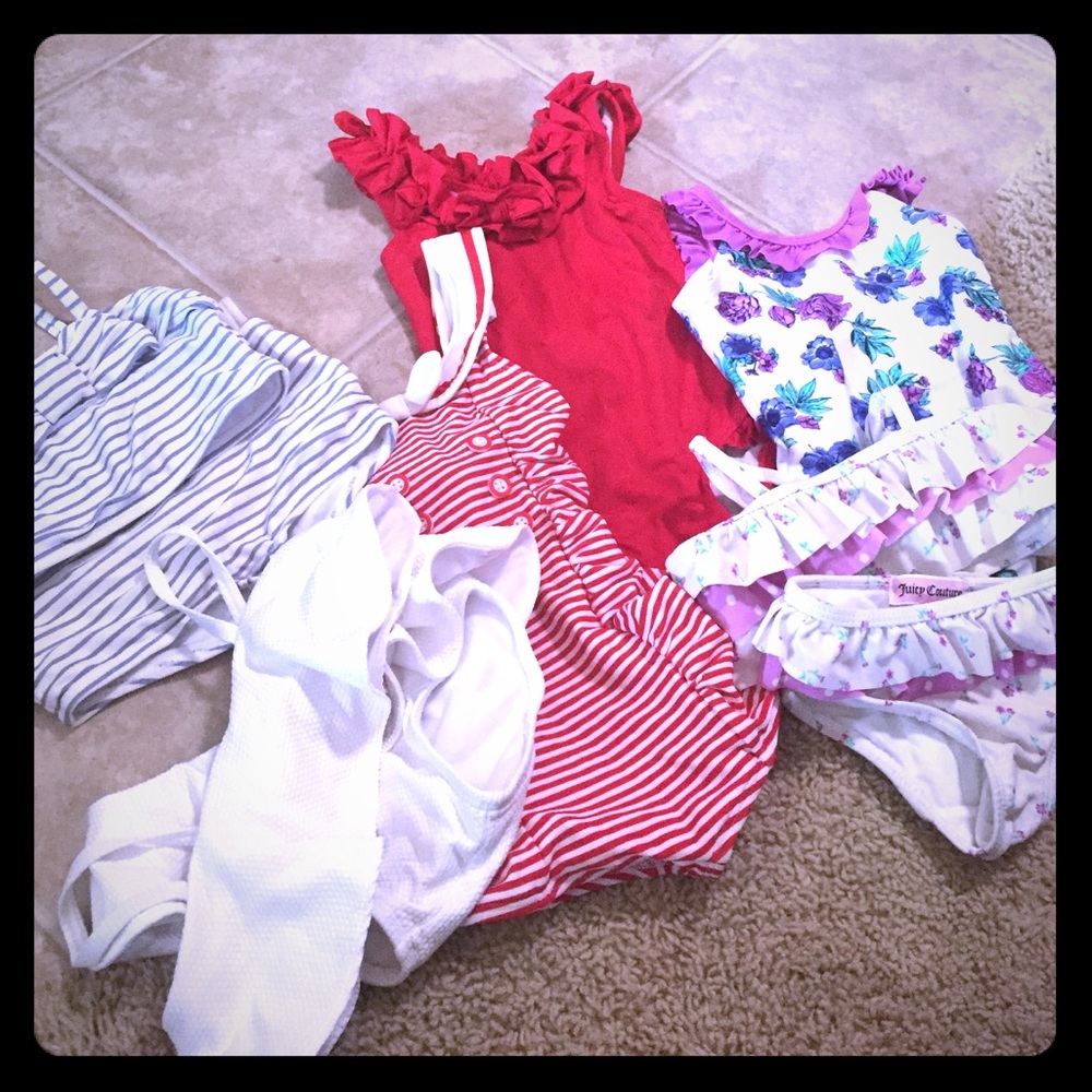 Designer girls bathing suits