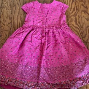 Pink Floral Little girls dress