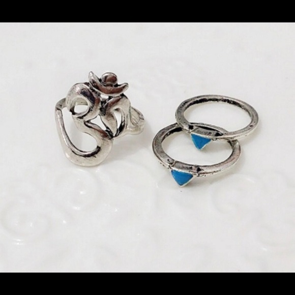 🌺2FOR$10🌺✨8 Piece Boho Ring Set // OM Elephant✨ - Picture 4 of 8