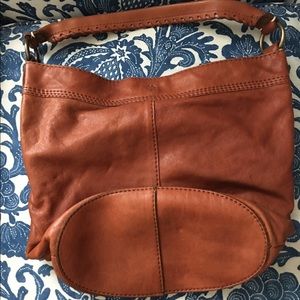 Lucky Brand leather hobo bag