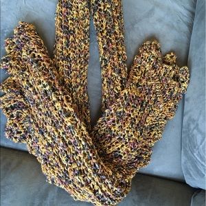 Gold fashion scarf -good for dress up or going out