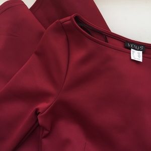 Venus Flared Red Dress