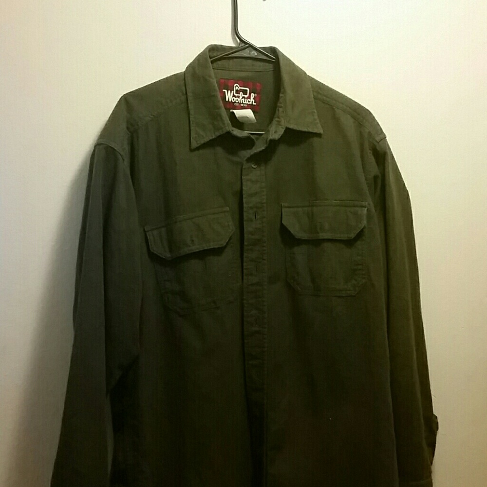 Woolrich Mens Button Long Sleeve Sweater
