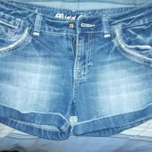 Miss me cuffed shorts