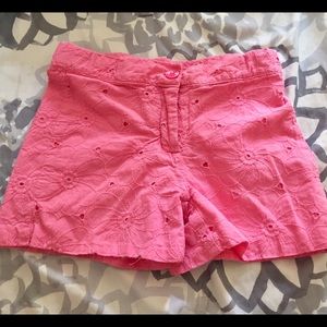 Janie and Jack girls pink shorts