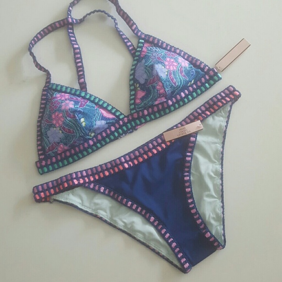 Victoria's Secret MEDIUM CROCHET BIKINI BUNDLE