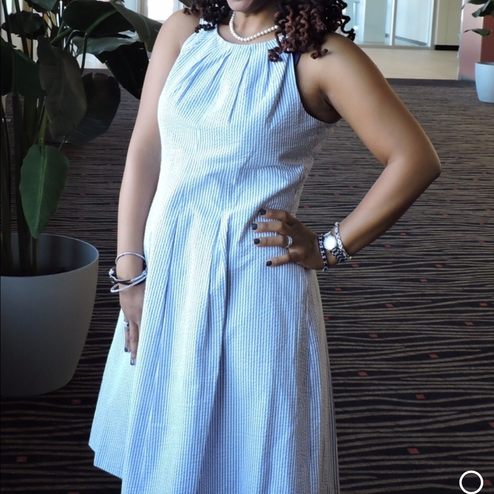 Seersucker Dress