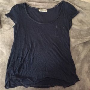 Urban blue thin flowy tee