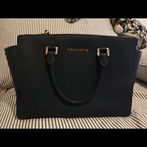 Michael Kors Medium Blue Satchel