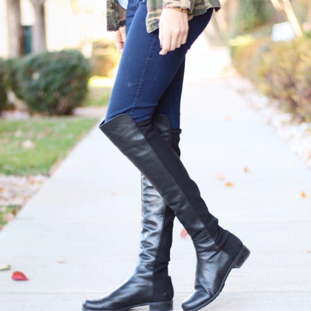 Stuart Weitzman 5050 over the knee boots.