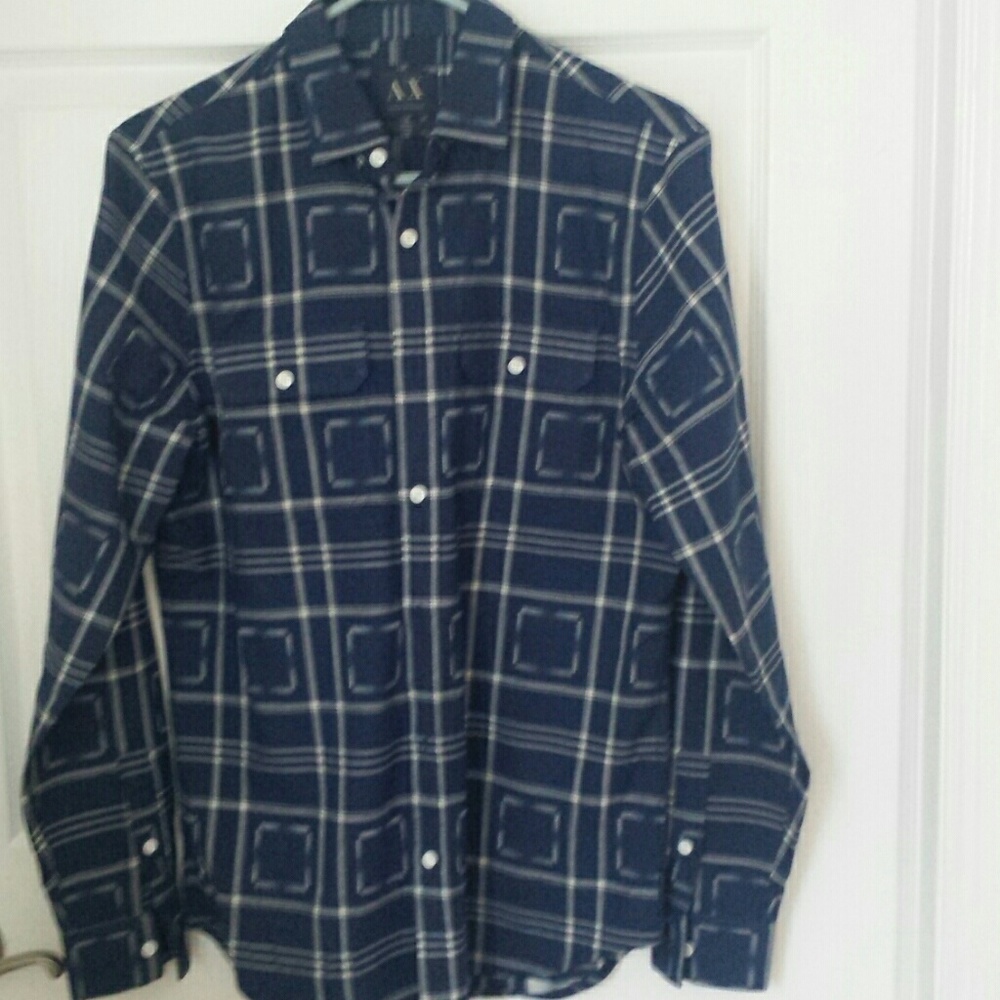 Armani xchange full sleeve printed shirt