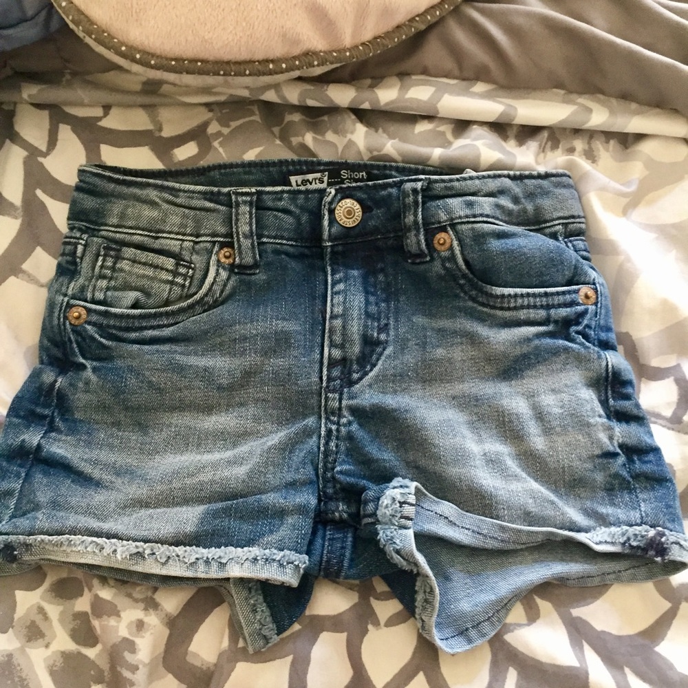Levi's Little girls jean shorts