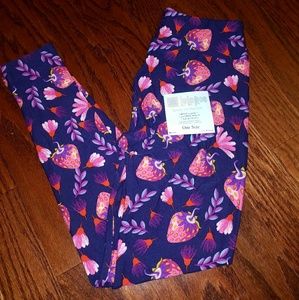 Lularoe Strawberry Leggings