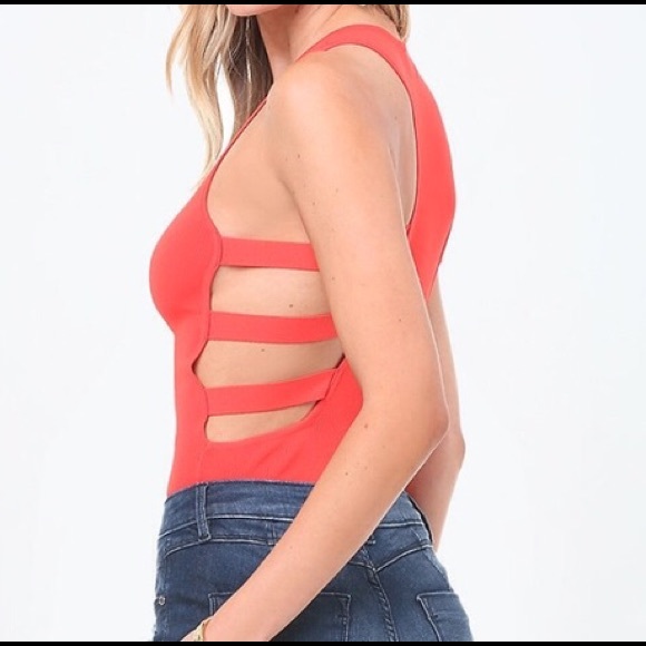 Bebe Side Strap Knit Bodysuit - Picture 8 of 8