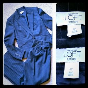 LOFT PANTS SUIT 4 PETITE