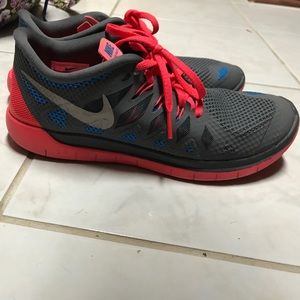 Nike free run 5.0 athletic shoes