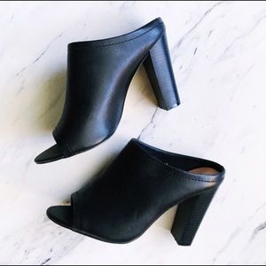 Target black heel mules