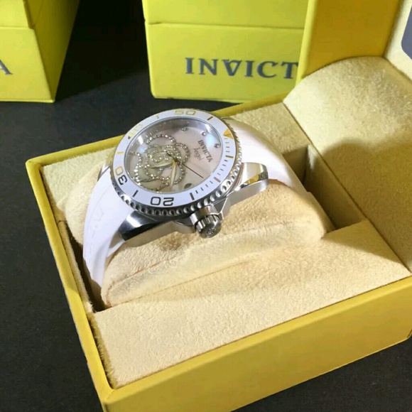 Brand new with tag Invicta ladies white watch main image 3