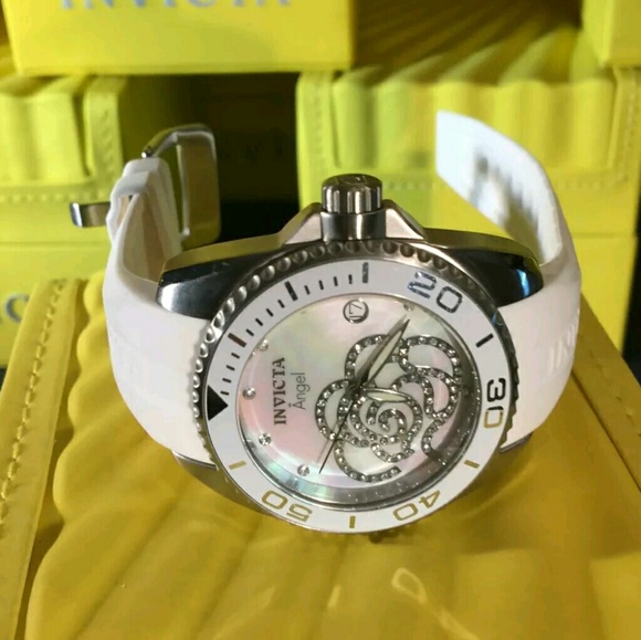 Brand new with tag Invicta ladies white watch main image 4