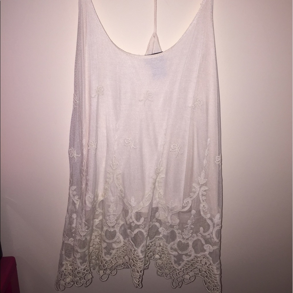 Off white tank top