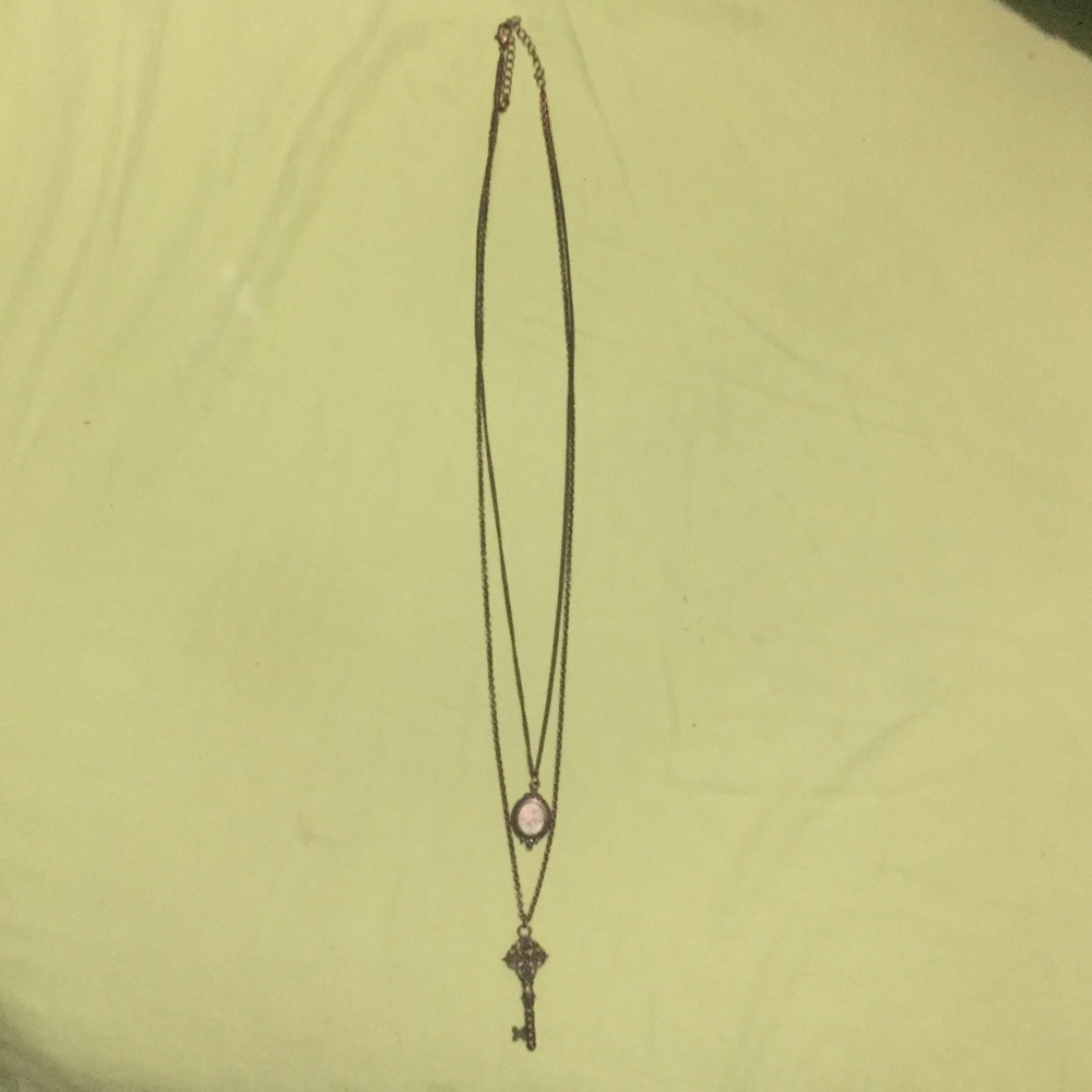 SOLD -Layered key necklace