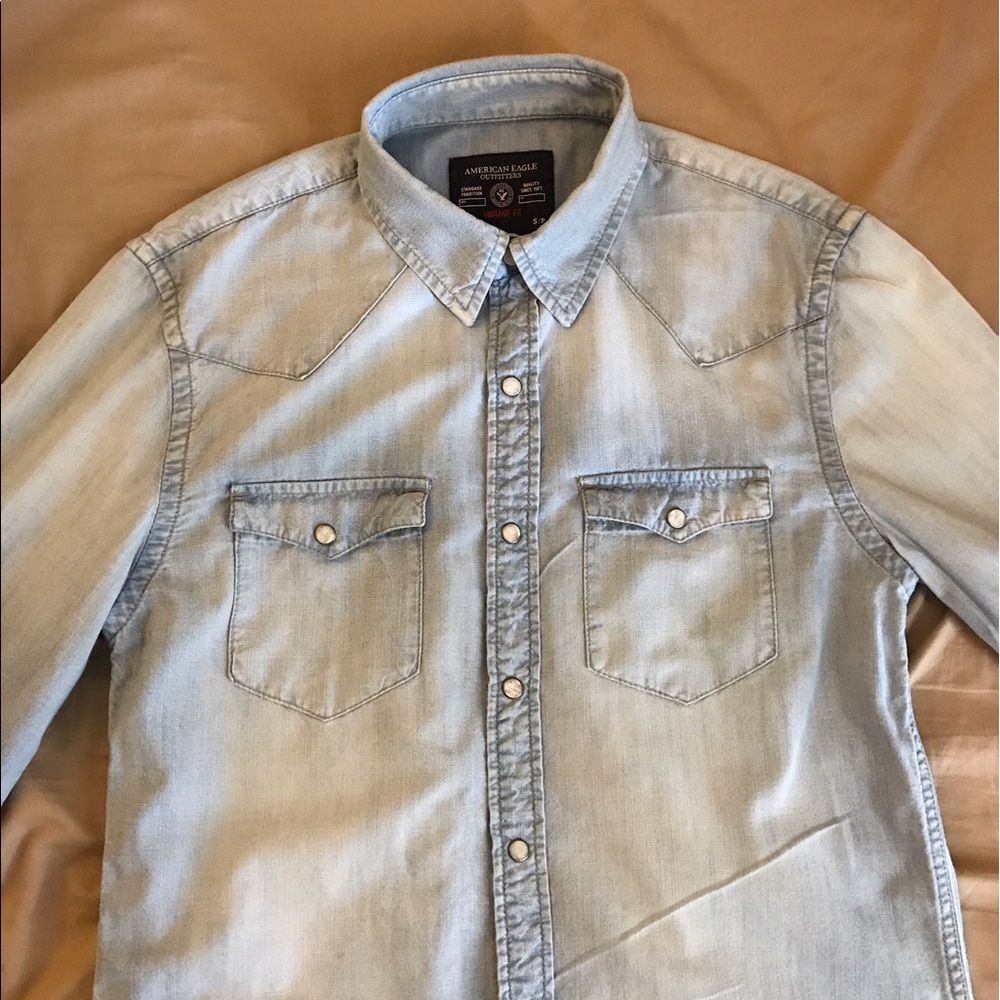 American eagle vintage denim shirt