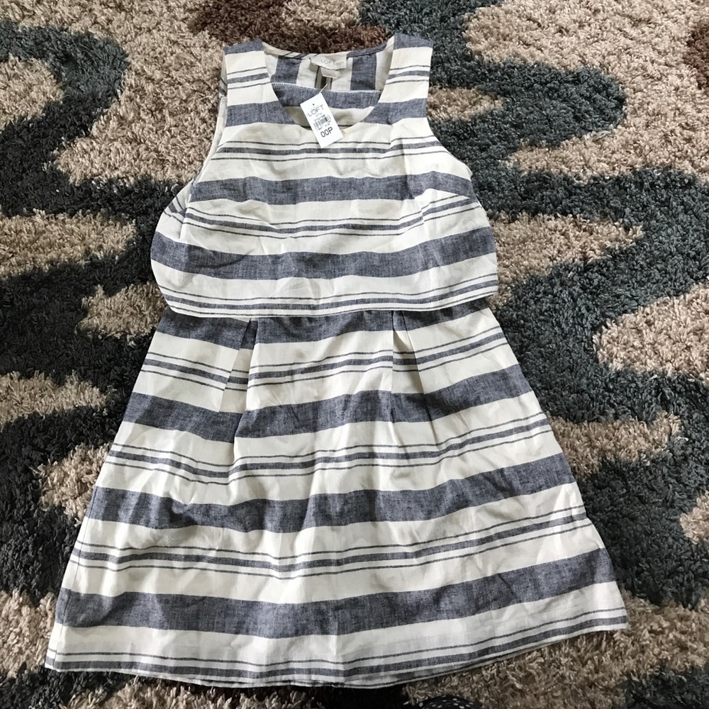 NWT-Loft Petite Linen one piece sundress
