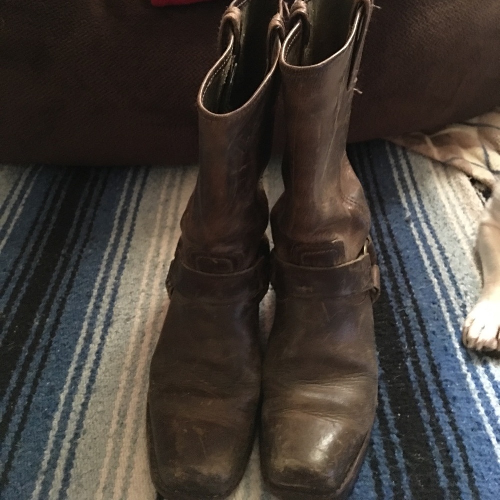 Frye engineer boots