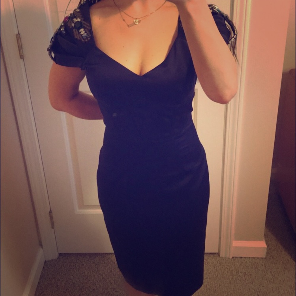 Addition pictures of Karen Millen jeweled dress
