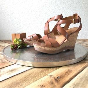 ☀️Franco Sarto☀️ Leather Wedges