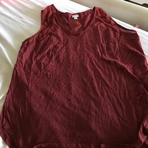 Maroon Merona tank top NWT