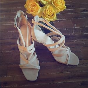 WORN ONCE Zara Basic Collection strappy heels