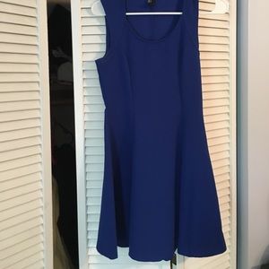 Royal blue dress