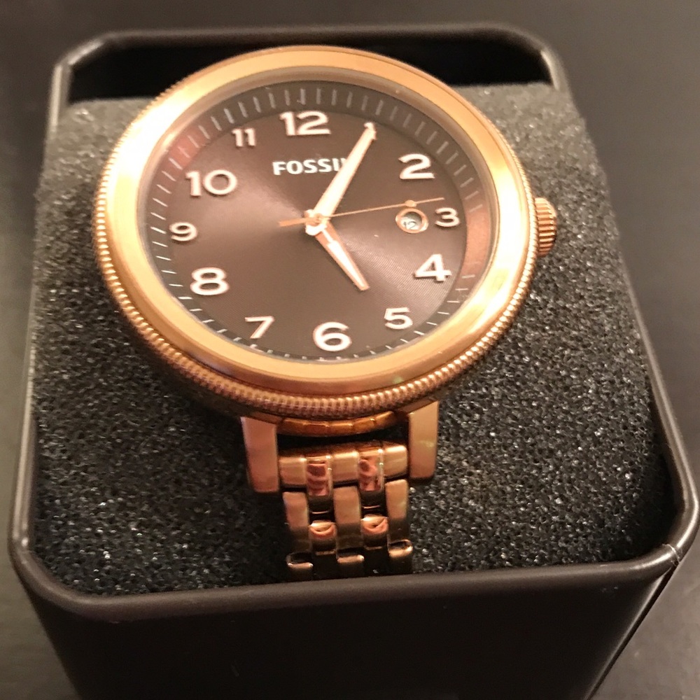 Gold Women's Fossil Watch