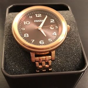 Gold Women's Fossil Watch
