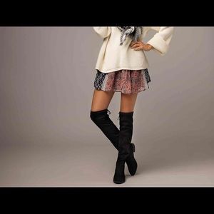 Black over the knee boots 8
